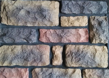 Los falsos paneles de pared de piedra al aire libre, multi - los falsos paneles de la roca de la forma