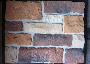 Absorción de agua baja decorativa de la piedra artificial irregular de la pared