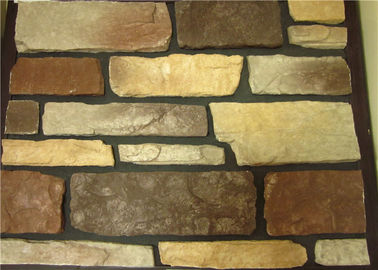 piedra artificial de la cultura del Múltiple-color para la decoración de la pared interior y exterior del chalet