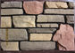 2500series mezcló color y forma la piedra artificial de la pared con el proceso que moldeaba para la decoración de la pared