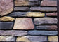 2500series mezcló color y forma la piedra artificial de la pared con el proceso que moldeaba para la decoración de la pared
