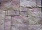 Piedra artificial de la pared del rectángulo múltiple del color con textura ligera