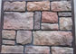 Piedra artificial durable de la pared de la fuerza compresiva para el tamaño irregular de adornamiento de la pared