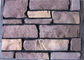 Falsa chapa de piedra apilada del cemento artificial para la construcción de edificios de la pared