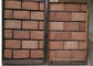 Los falsos paneles exteriores modificados para requisitos particulares del ladrillo, chapa fina del ladrillo para la chimenea/TV emparedan Decration