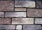 Piedra artificial durable de la pared de la fuerza compresiva para el tamaño irregular de adornamiento de la pared