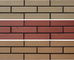Ladrillo de cara partido modificado para requisitos particulares del plano fuera del ladrillo de cara liso de la decoración de la pared