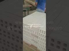 Veneer de ladrillo blanco extrudido de tamaño largo para decoración exterior e interior de paredes