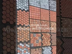 Los ladrillos de arcilla recuperados rojos Muestra gratuita para la pared de fondo 240 * 50 * 20 mm