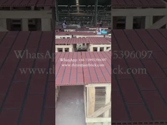 Tejas divididas Exterior ladrillo delgado Efecto rojo Revestimiento Construcción fácil